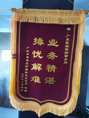 喜讯：广州市海珠区阿标家电经营部赠送锦旗我所