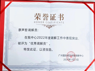 优秀调解员